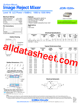 JCIR-152H型号图片