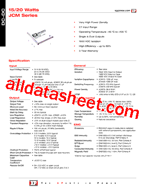 JCM1548D15型号图片