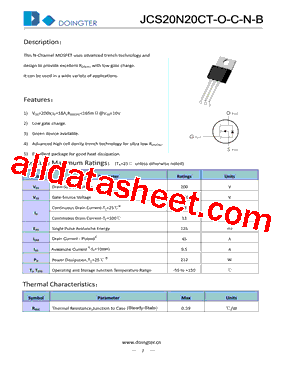 JCS20N20CT-O-C-N-B型号图片