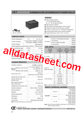 JE7121HSGR型号图片