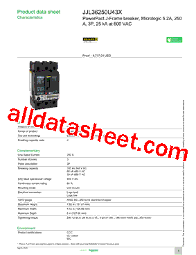 JJL36250U43X型号图片