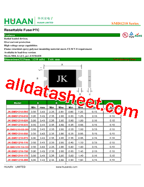 JK-SMD1210-035-30V型号图片