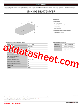 JMK105BBJ475MV8F型号图片