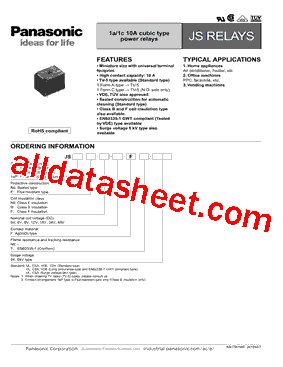 JS1APF-B-24V-F型号图片