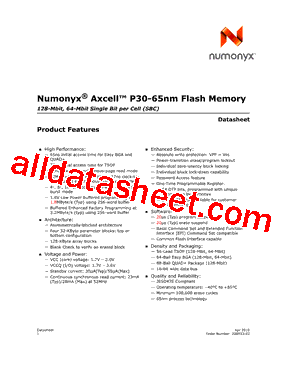 JS28F640P30TF75A型号图片