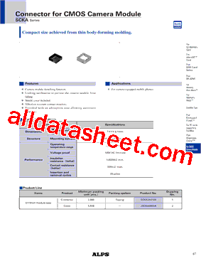 JSCKA0002A型号图片