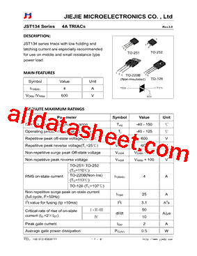 JST134Q-600E型号图片