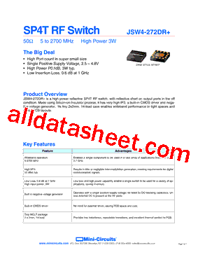 JSW4-272DR+型号图片