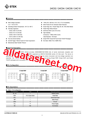 K24C040-DET-A型号图片