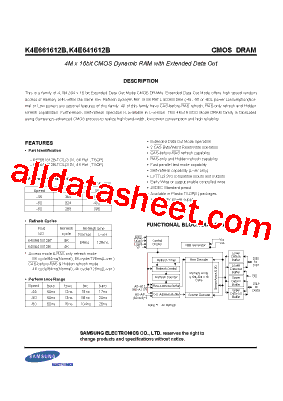 K4E641612B型号图片