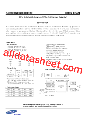 K4E660812E-TC/L型号图片