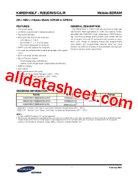 K4M28163LF-R1L型号图片
