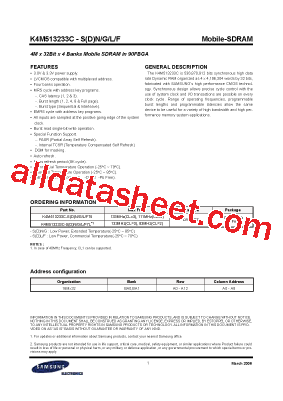 K4M513233C-SDF7L型号图片