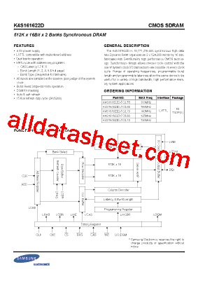 K4S161622D-TC/L60型号图片