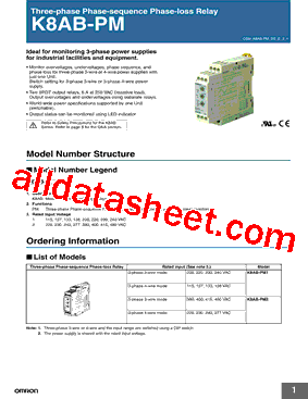 K8AB-PM1型号图片