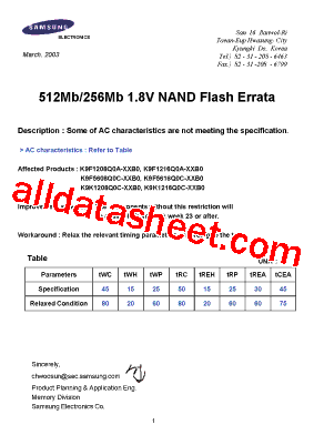 K9F1208Q0A-XXB0型号图片