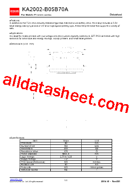 KA2002-B05B70A型号图片