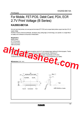KA2002-BE13A型号图片