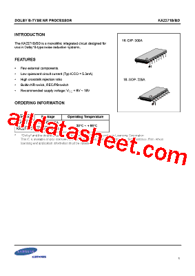 KA2271BD型号图片