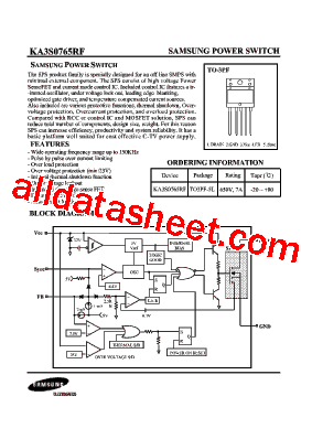 KA3S0765RF型号图片