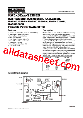 KA5H0280RTU型号图片