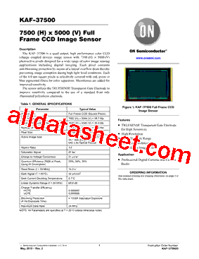 KAF-37500-NXA型号图片