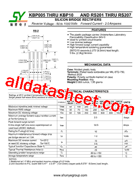 KBP08RS206型号图片