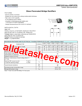 KBP152G型号图片