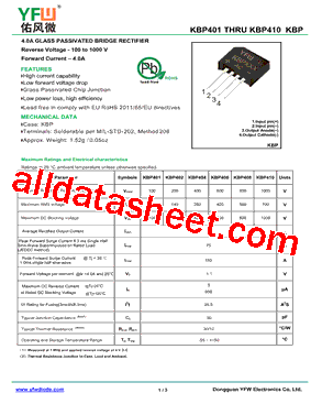 KBP404型号图片