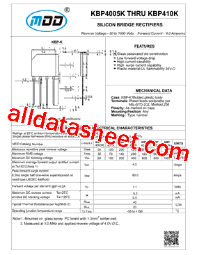 KBP410K型号图片