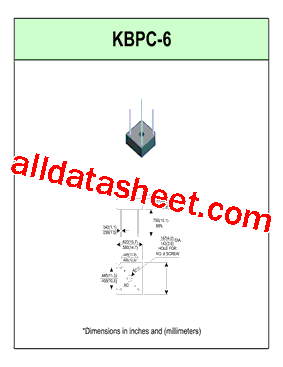 KBPC-6型号图片