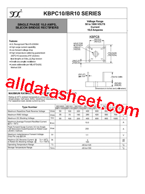 KBPC10-BR10型号图片