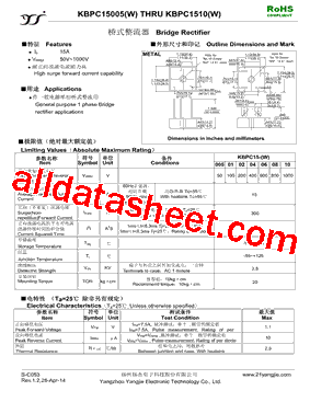 KBPC15-W04型号图片