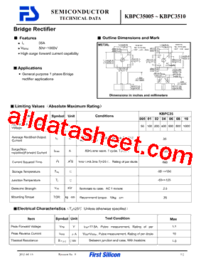 KBPC3504型号图片