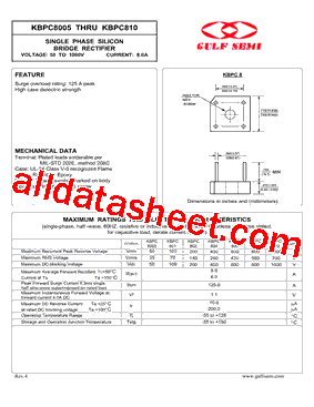 KBPC8005型号图片