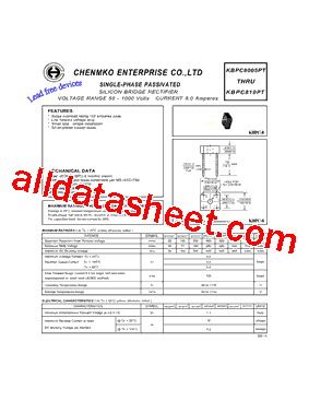 KBPC8005PT型号图片