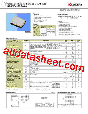 KC3225A25.0000C3GE00型号图片