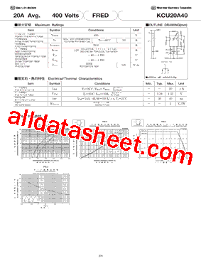 KCU20A40_15型号图片