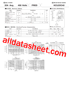 KCU20C40型号图片