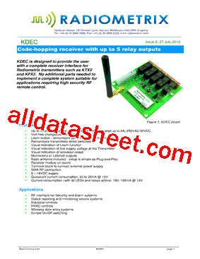 KDEC_12型号图片