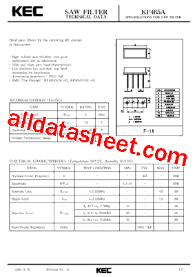 KF465A型号图片
