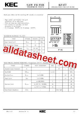 KF477S型号图片