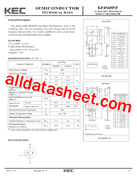 KF4N65PF型号图片