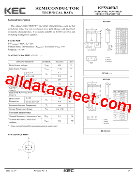 KF5N40DI型号图片