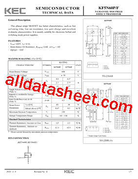 KF5N60P型号图片