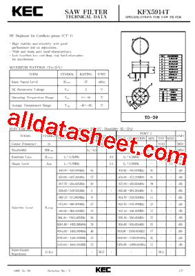 KFX5914T型号图片