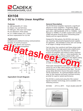 KH104AI型号图片