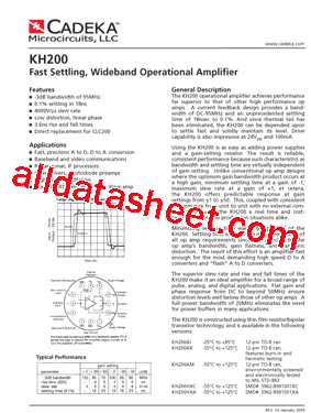 KH200HXC型号图片