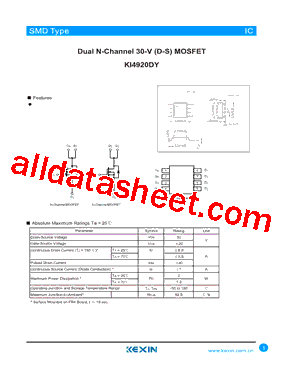 KI4920DY型号图片