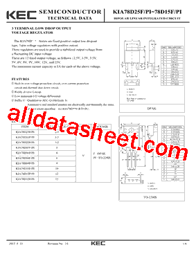 KIA78D25F-PI型号图片